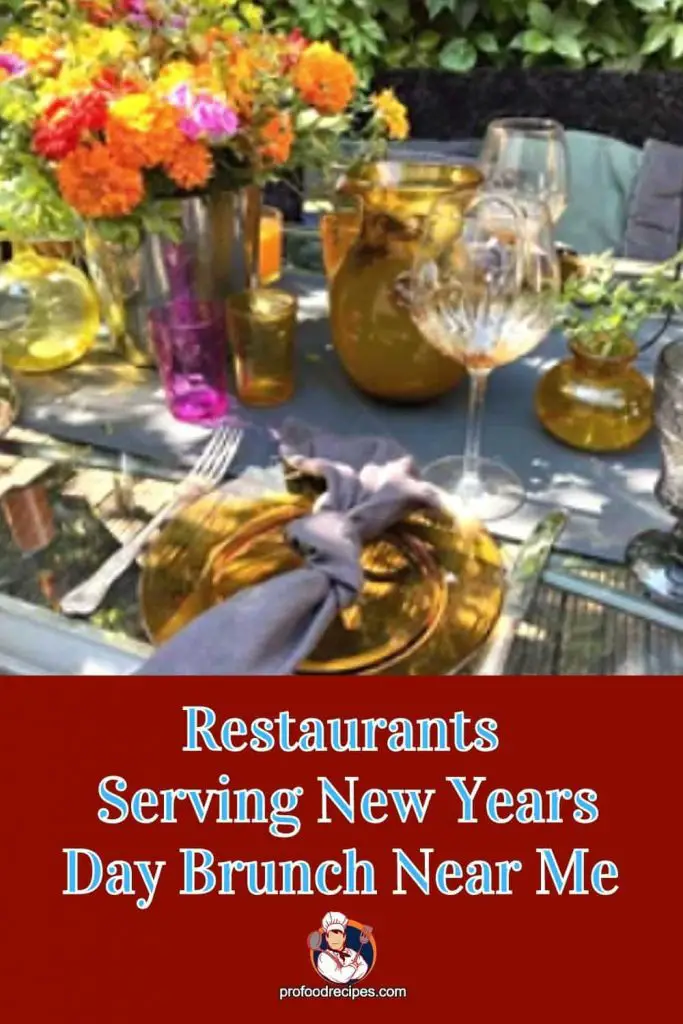 Restaurants Serving New Year's Day Brunch Near Me