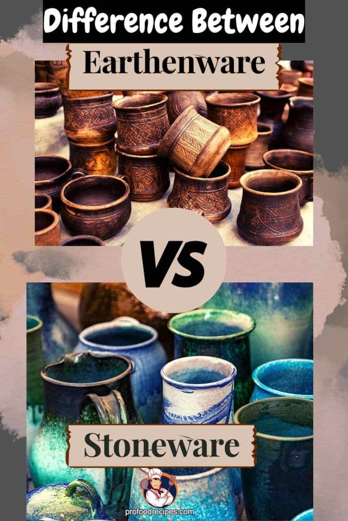 Difference between earthenware and stoneware