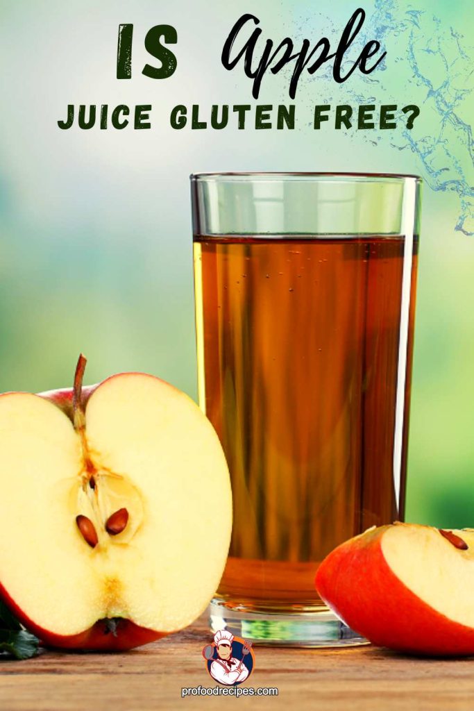 Is apple juice gluten free