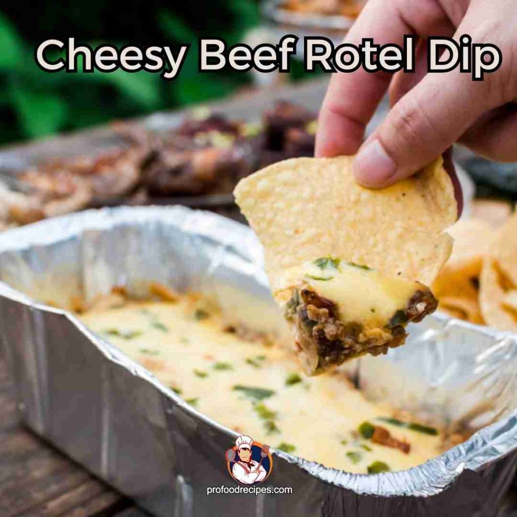 Chees beef rotel dip