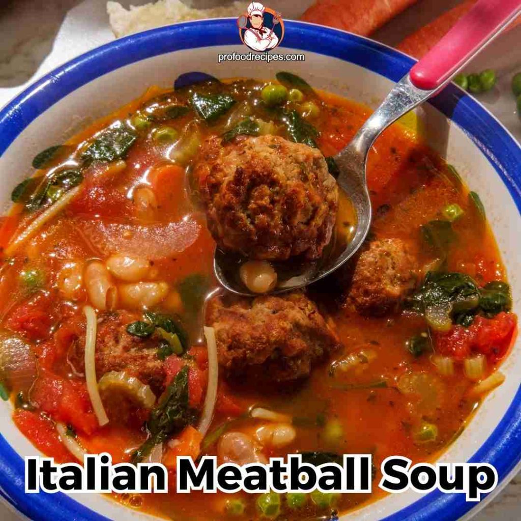 Italian Meatball soup