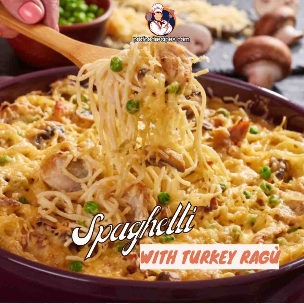Spaghetti with turkey Ragu