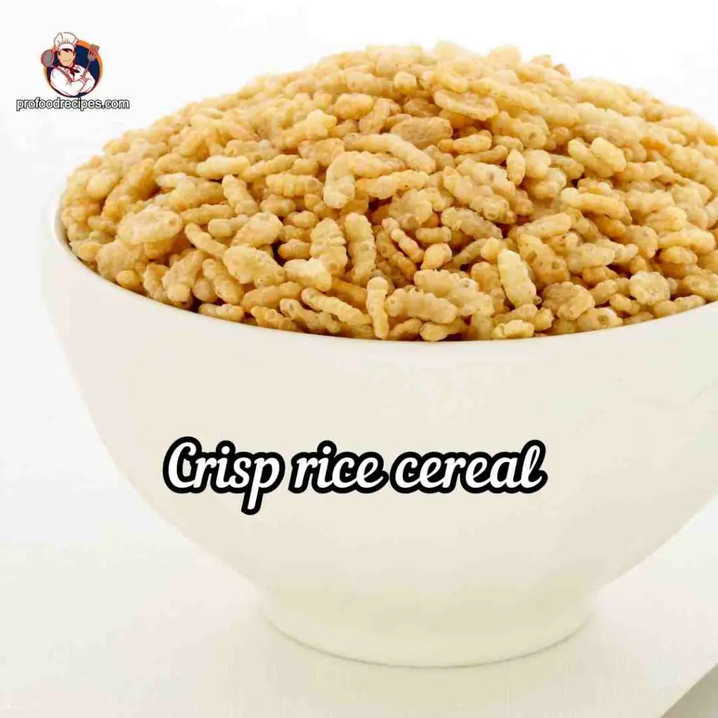 Crisp rice cereal