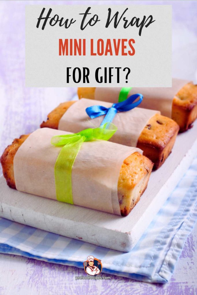 How to wrap mini loaves for gifts