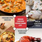 Indian chicken dishes name list