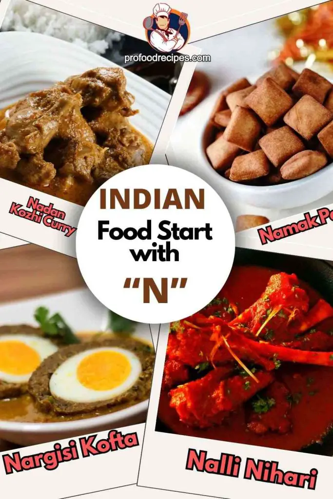 Indian food that starts with n