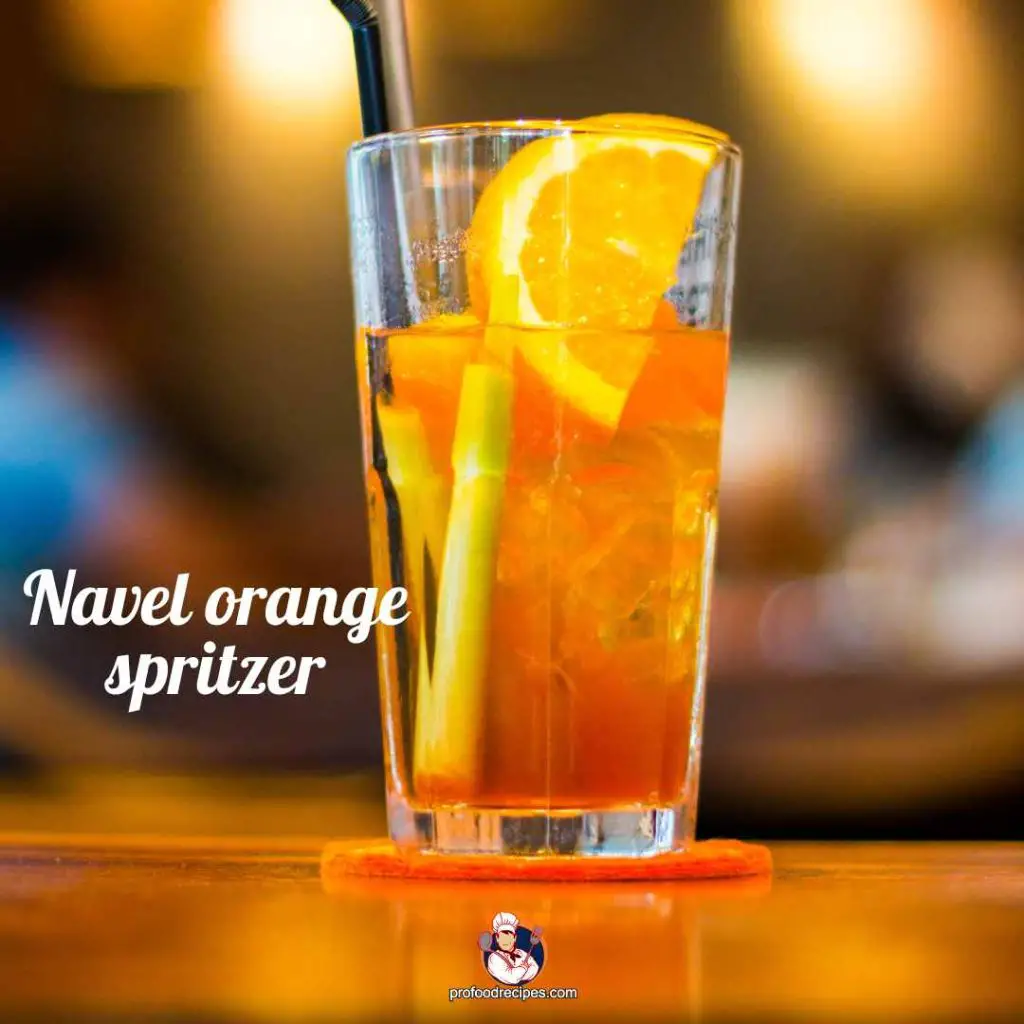 Navel orange spritzer