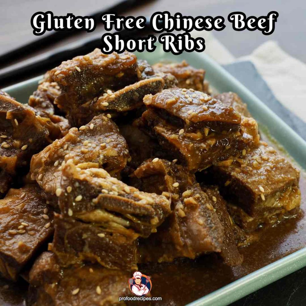 Gluten Free Chinese Beef Short Ribs