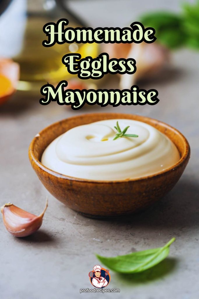 Homemade Eggless Mayonnaise Recipe