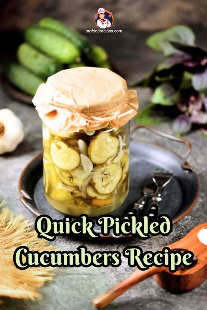 Quick Pickled Cucumbers Recipe