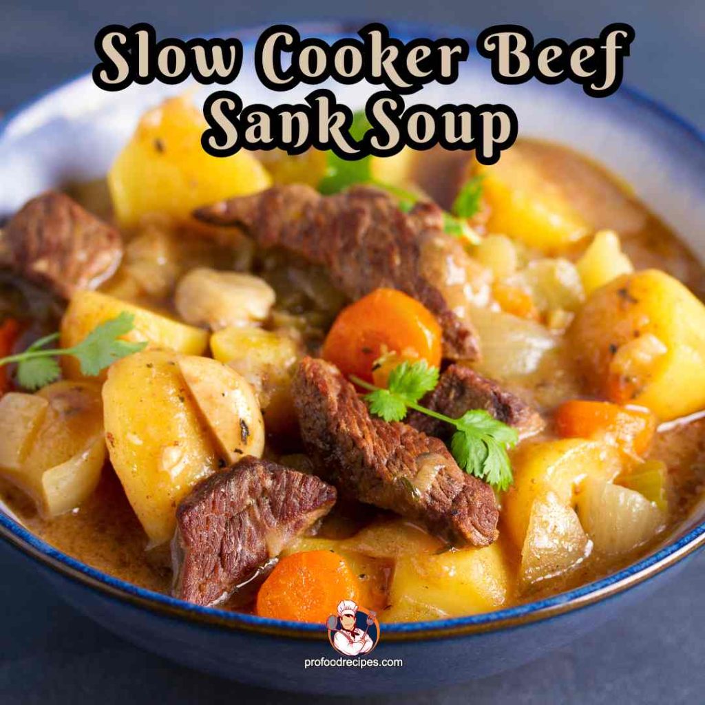 Slow Cooker Beef Sank Soup