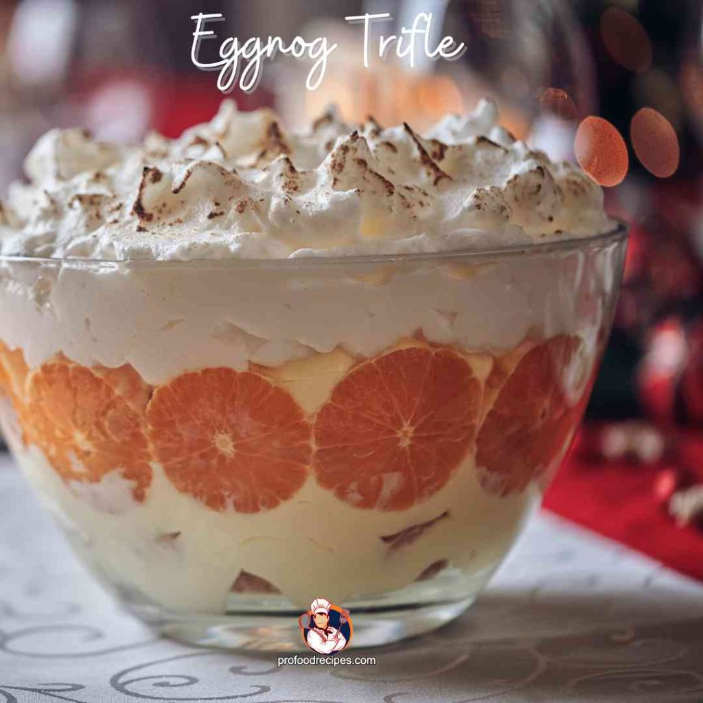 Eggnog Trifle