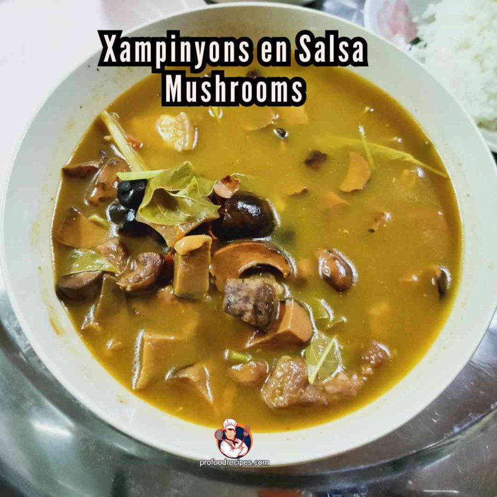 Xampinyons en Salsa Mushrooms
