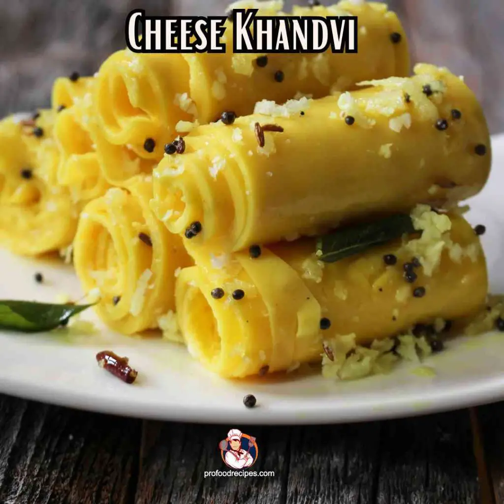 Cheese Khandvi