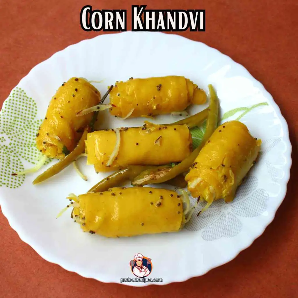 Corn Khandvi