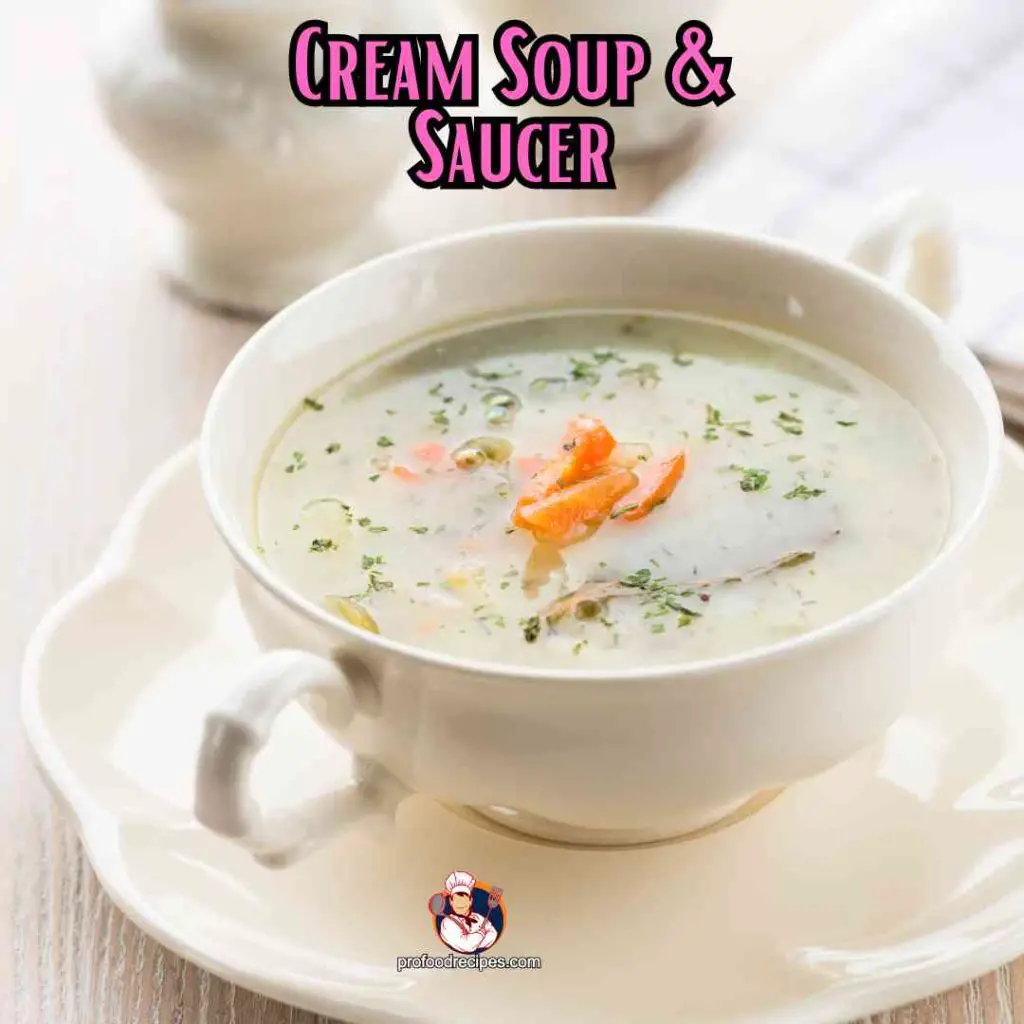 Cream Soup & Saucer