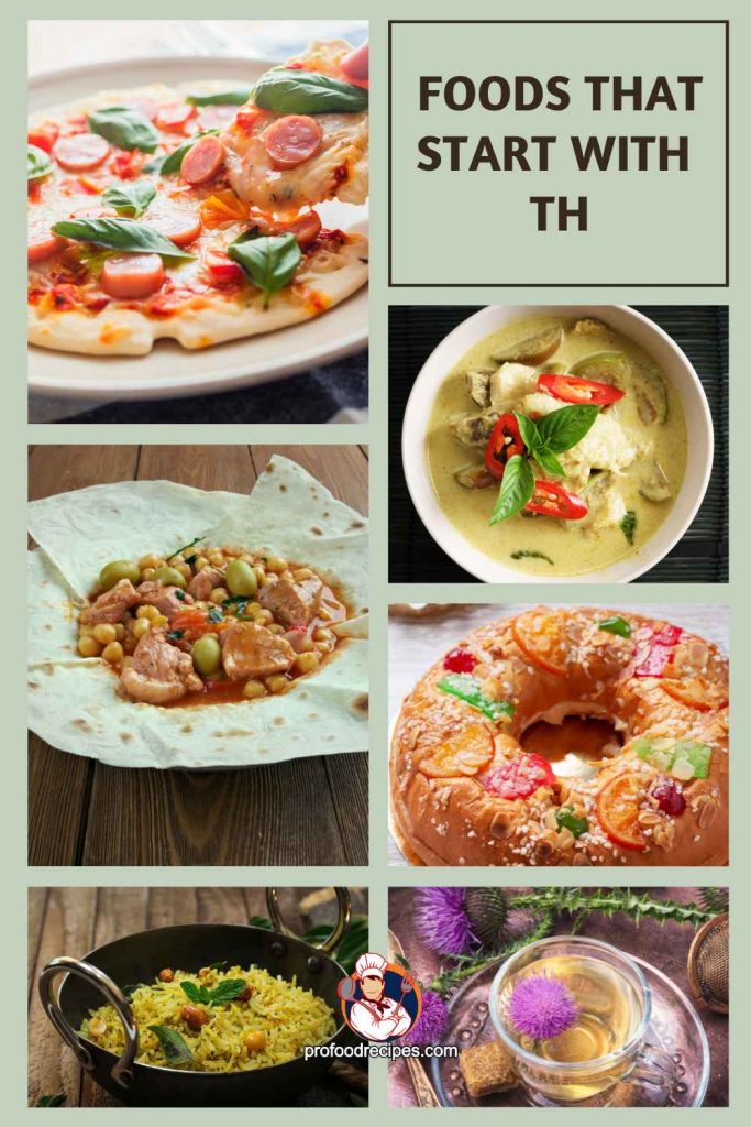 Foods that start with th