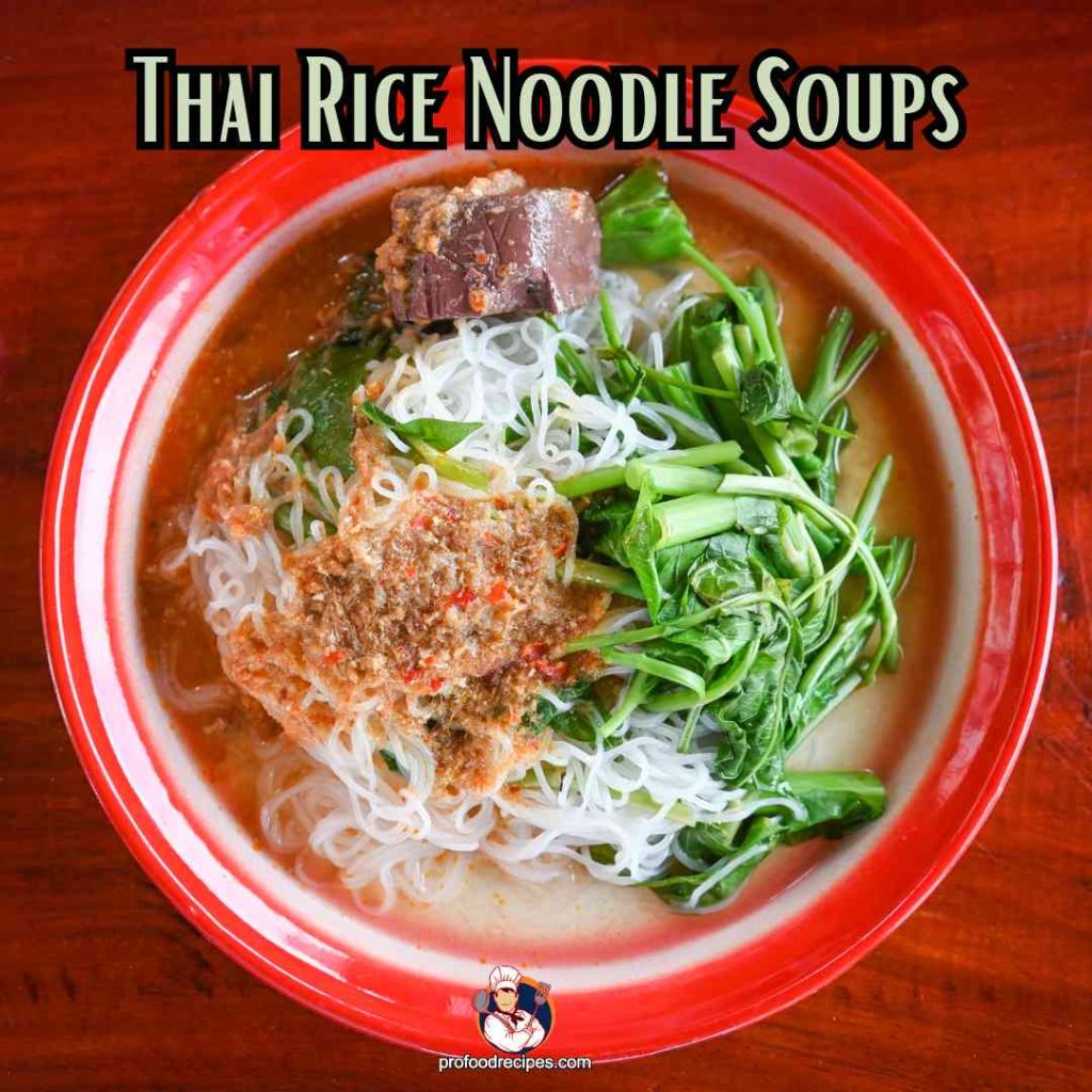 Thai Rice Noodle Soups