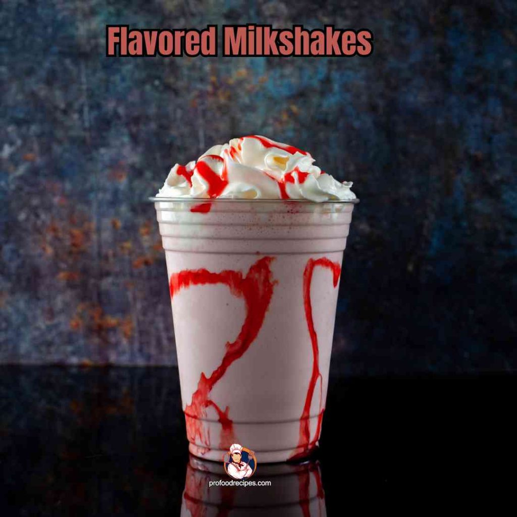 Flavored Milkshakes